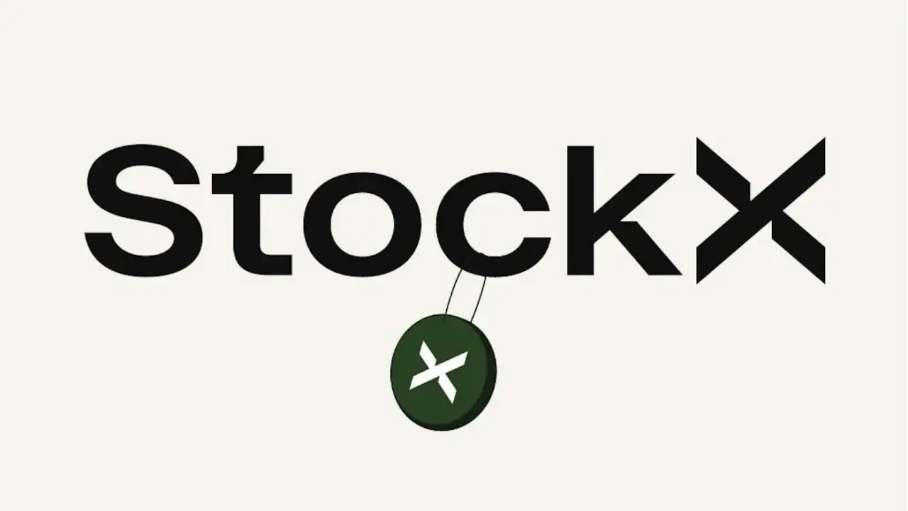 Das StockX-Logo mit einem grünen Anhänger. Informiere dich über die StockX Lieferzeit, um deine Sneaker schnell zu erhalten.