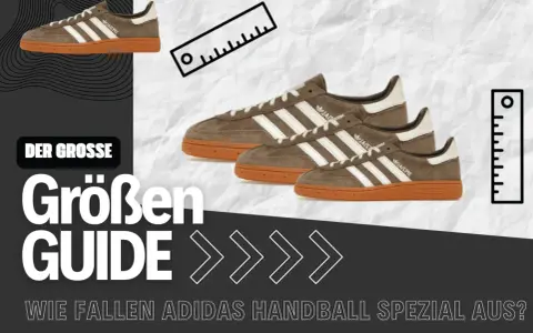 Größenratgeber für Adidas Handball Spezial: Hier erfährst du, wie fallen Adidas Spezial aus, mit Größenvergleich und Messwerkzeugen.