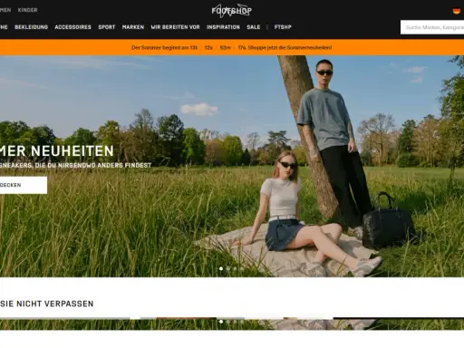 Sommerneuheiten bei Footshop: Entdecke Sneaker im Freien. Deine Footshop Erfahrung beginnt hier mit den neuesten Trends.